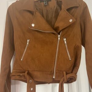 Forever 21 Tan Leather Jacket